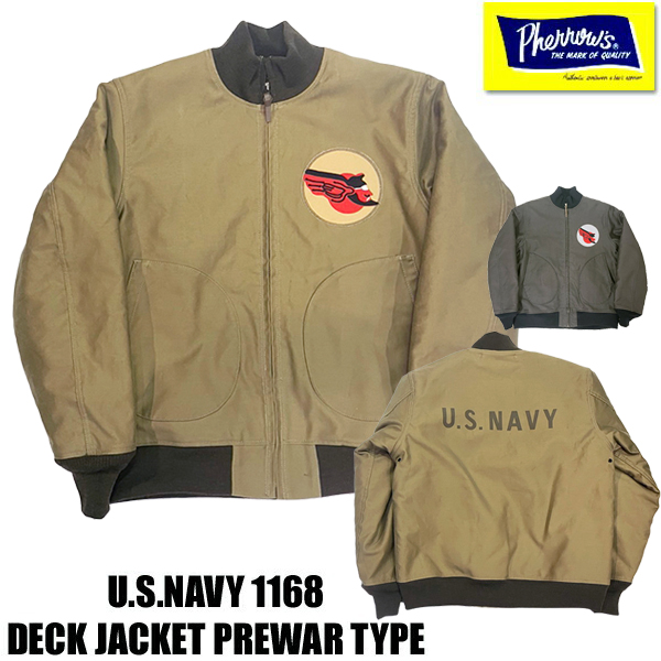 Pherrow's（フェローズ） デッキジャケット 25W-P1168DJD (Deco.) USN