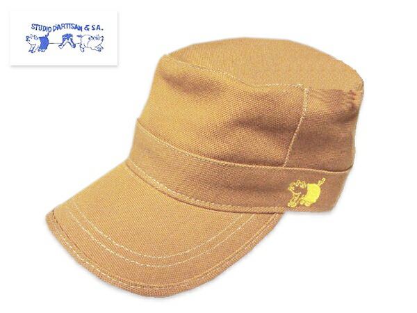ステュディオ・ダルチザン STUDIO D&apos;ARTISAN キャップ 7222 帽子 CAP  ロゴ...