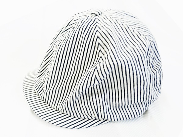 シュガーケーン SUGAR CANE ヒッコリーストライプアップルジャック SC02626 CAP 帽子 キャスケット プレゼント 男性 メンズ ラッピング対応可能｜ragtim-store｜02
