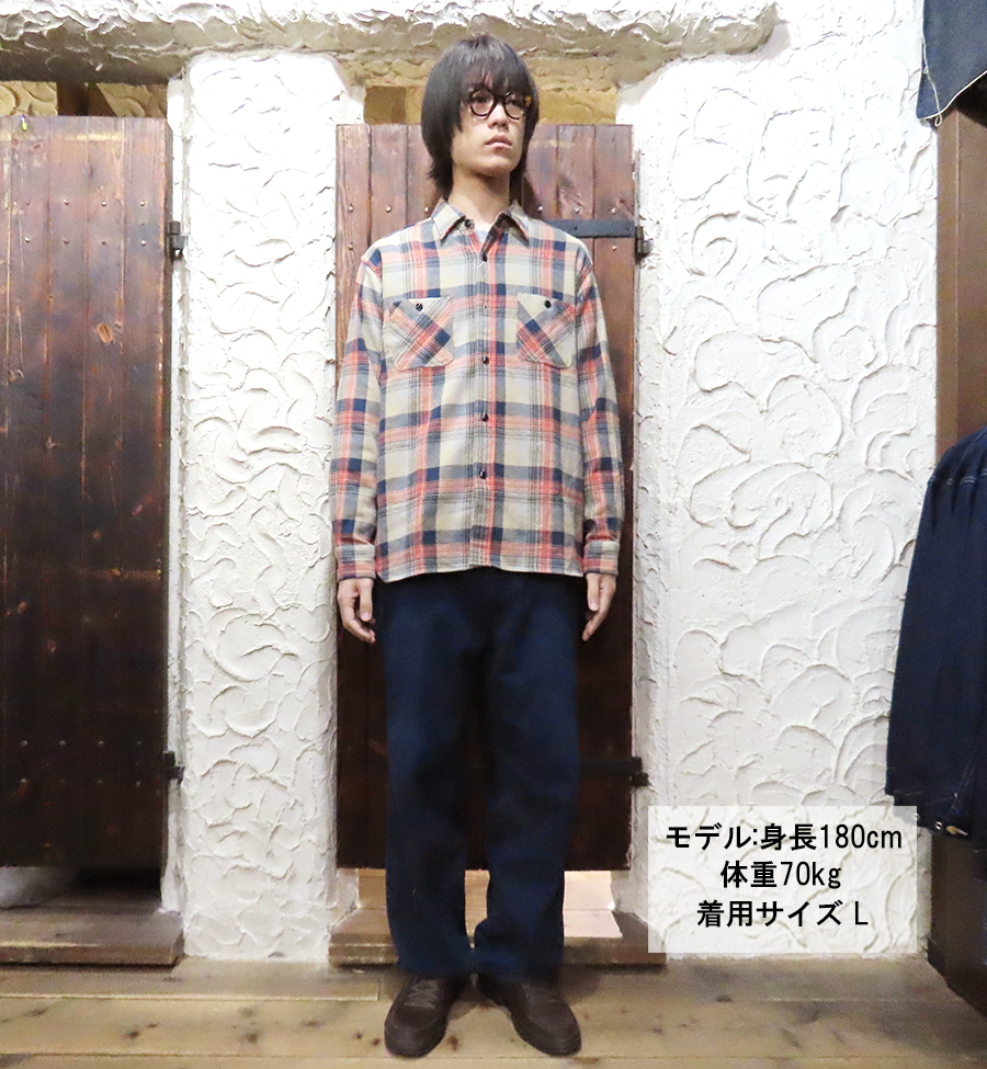 SUGAR CANE シュガーケーン ネルシャツ SC29562 TWILL CHECK WORK