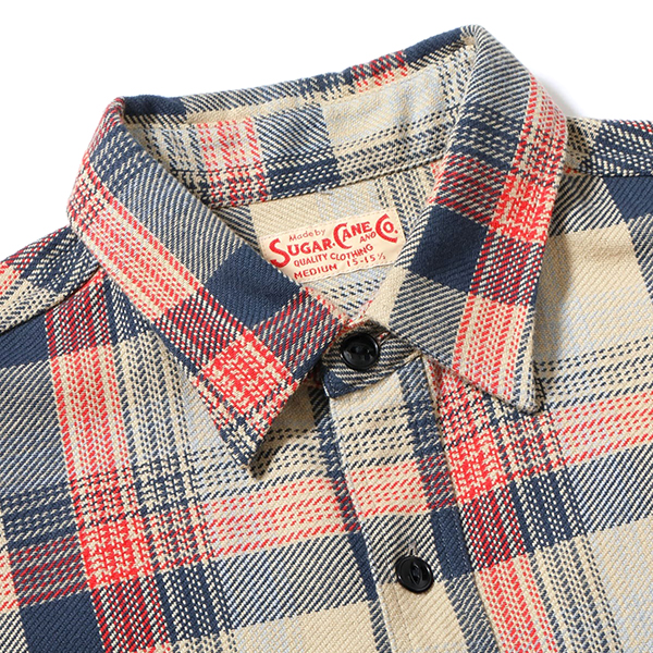 SUGAR CANE シュガーケーン ネルシャツ SC29562 TWILL CHECK WORK