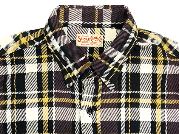 SUGAR CANE シュガーケーン ネルシャツ SC29566 TWILL CHECK WORK