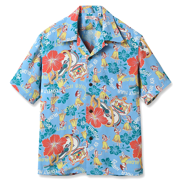 サンサーフ SUN SURF アロハシャツ SS39213 LOVELY HULA HANDS 