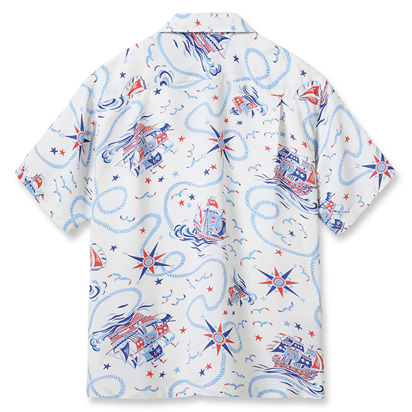 SUN SURF ハワイアンアロハシャツ Mサイズ SUN SURF SURF(サンサーフ) フラダンサー M品番 アロハシャツ