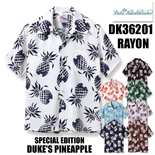 デュークカハナモク アロハシャツ レーヨン ドット柄 Ｌ デュークカハナモク アロハシャツ レーヨン ドット柄 L