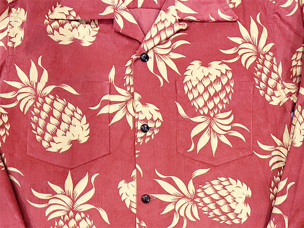 SUN SURF サンサーフ オープンカラーシャツ SS29580 長袖 コーデュロイ