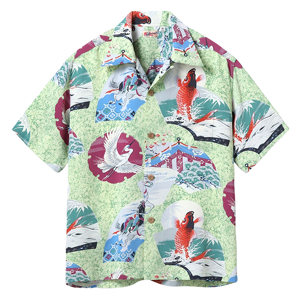 SUN SURF サンサーフ アロハシャツ SS39614 RAYON HAWAIIAN SHIRT