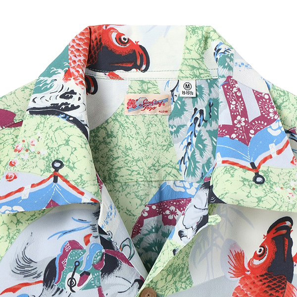ANDFAMILY Rayon Hawaiian アロハシャツ SUN SURF サンサーフ アロハシャツ SS39614 RAYON HAWAIIAN SHIRT
