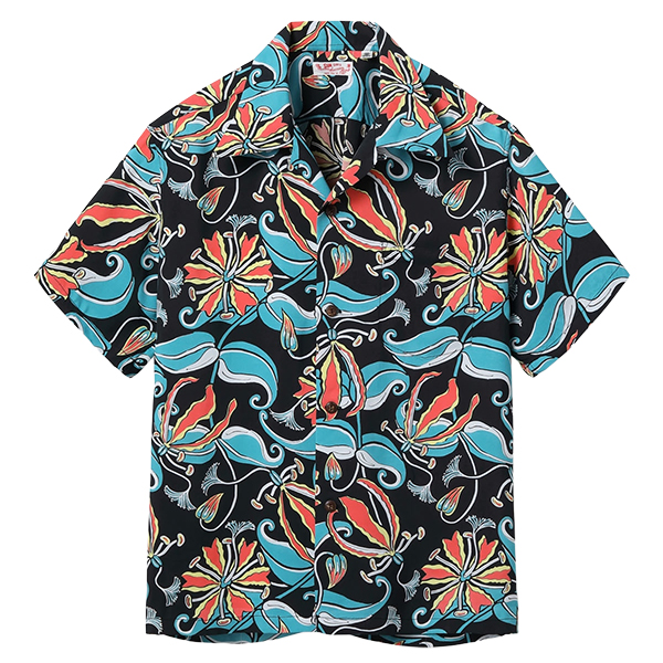 SUN SURF サンサーフ アロハシャツ SS39619 SPIDER LILY レーヨン 半袖