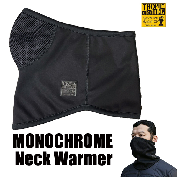 トロフィークロージング TROPHY CLOTHING ネックウォーマー TRMN-802 MONOCHRIME モノクローム フリース 防寒 防風 保温 アメカジ バイカー メンズ | TROPHY CLOTHING | 01