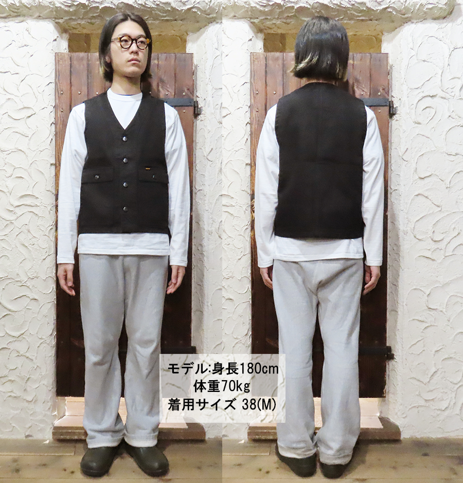 未使用 TROPHY CLOTHING Blackie Vest ベスト 38 TROPHY CLOTHING/トロフィークロージング】2024SS「Blackie Vest