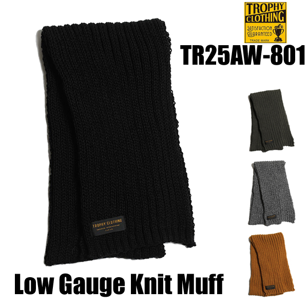 トロフィークロージング　ウールマフラー TROPHY CLOTHING（トロフィークロージング） ニット マフラー TR25AW