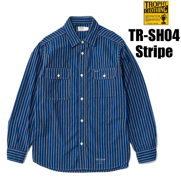TROPHY CLOTHING（トロフィークロージング） シャンブレーワークシャツ