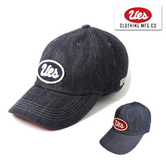 UES ウエス キャップ 82DC UES CAP 帽子 ロゴ ワッペン デニム インディゴ 経年変化 アメカジ ベースボールキャップ プレゼント 小物 ラッピング可能 定番 メン｜ragtim-store｜03