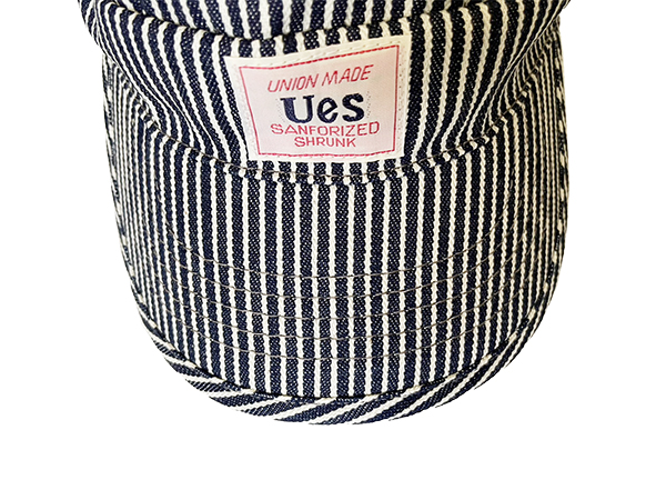 UES（ウエス） ワークキャップ 82W ヒッコリー 帽子 CAP アメカジ 定番