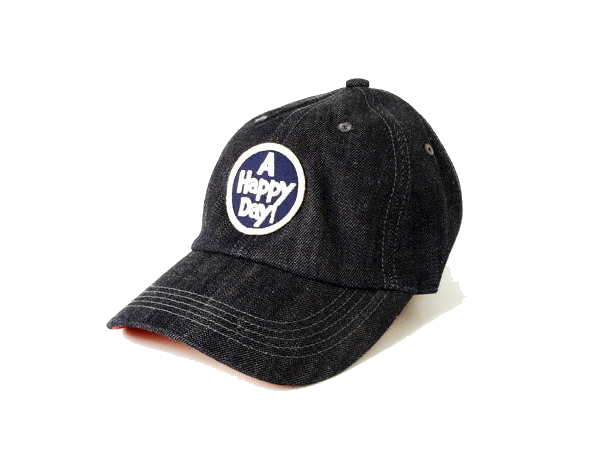 UES ウエス ベースボールキャップ 82DC A HAPPY DAY ワッペン