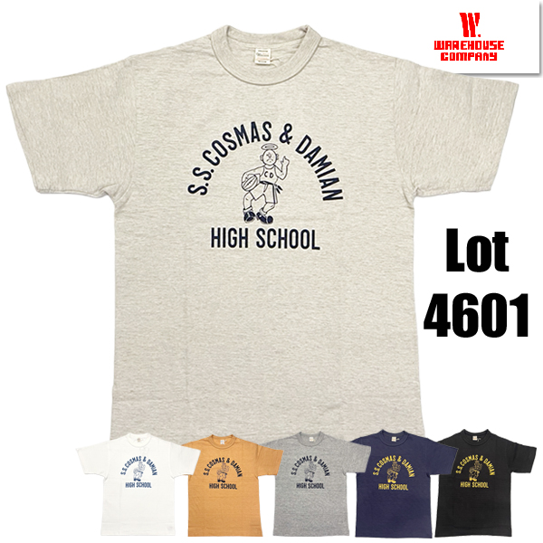 WAREHOUSE（ウエアハウス） WAREHOUSE Tシャツ Lot 4601 S.S.COSMAS