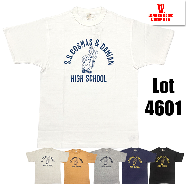 WAREHOUSE（ウエアハウス） WAREHOUSE Tシャツ Lot 4601 S.S.COSMAS