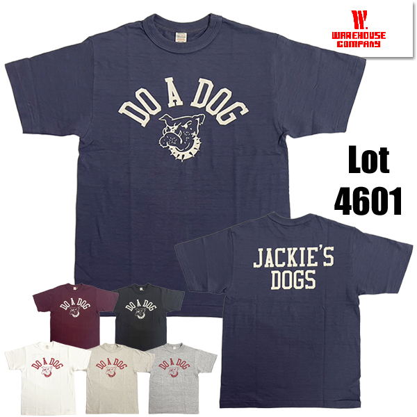 ウエアハウス WAREHOUSE Tシャツ Lot 4601 DO A DOG 犬 ドッグ 半袖 未洗い アメカジ メンズ 2026年 正規品 | WAREHOUSE | 05