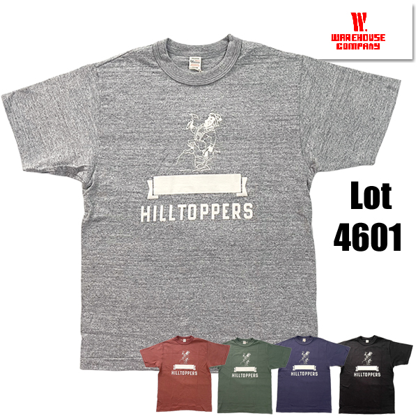 WAREHOUSE（ウエアハウス） WAREHOUSE Tシャツ Lot 4601 HILLTOPPERS
