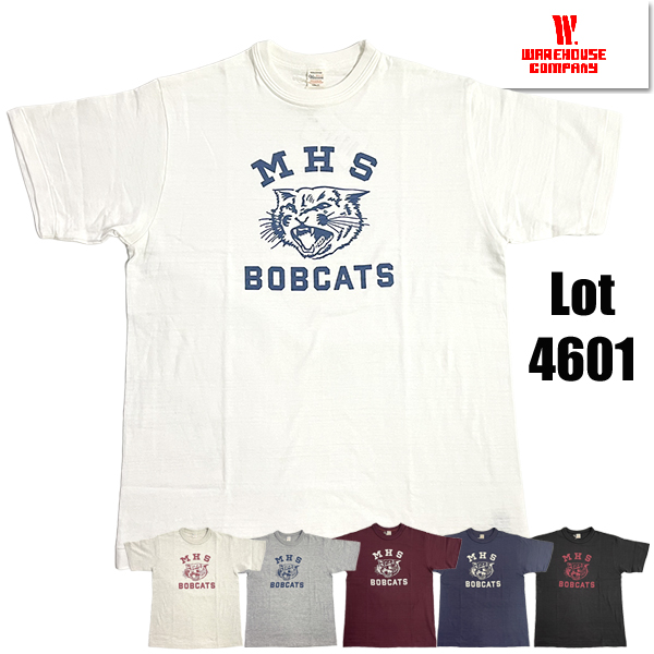 WAREHOUSE（ウエアハウス） WAREHOUSE Tシャツ Lot 4601 MHS 半袖