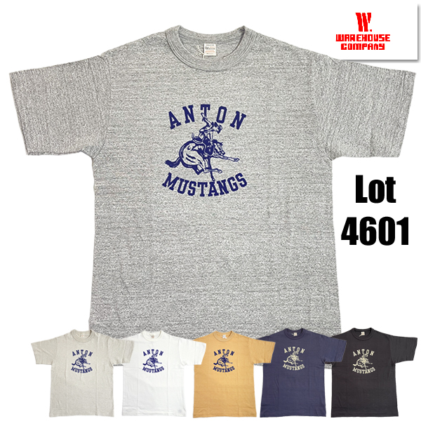 ウエアハウス WAREHOUSE Tシャツ Lot 4601 ANTON 半袖 カウボーイ フロッキー プリント アメカジ メンズ 正規品 | WAREHOUSE | 04