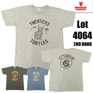 ウエアハウス WAREHOUSE Tシャツ Lot4064 TURTLES セコハンT 2ND HA...