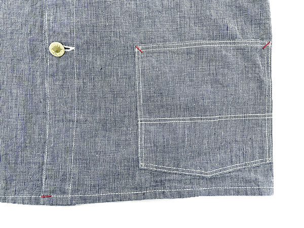 WAREHOUSE（ウエアハウス） カバーオール Lot 2195 INDIGO PINCHECK