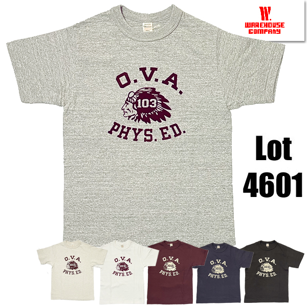 ウエアハウスWAREHOUSE 4601 ST.E WAREHOUSE ウエアハウス Lot 4601 Tシャツ ポケットT 無地