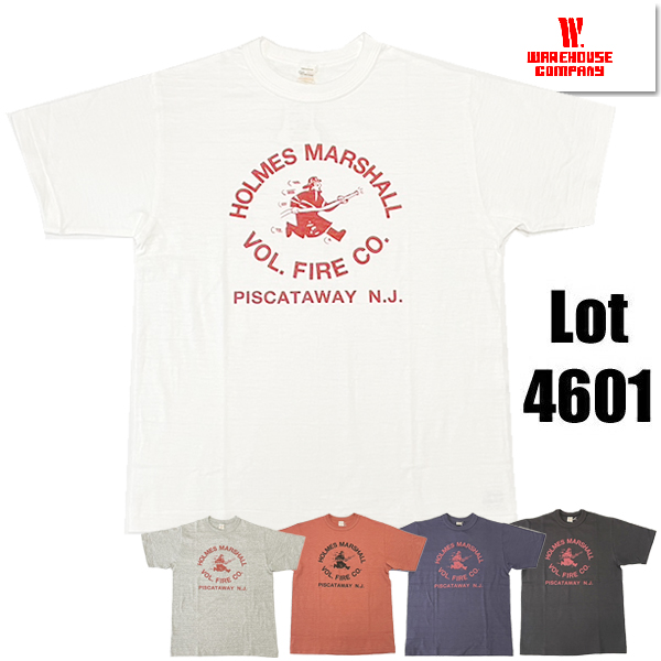 WAREHOUSE（ウエアハウス） WAREHOUSE Tシャツ Lot 4601 HOLMES