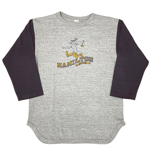 WAREHOUSE（ウエアハウス） ベースボールT Lot 4800 HAMILTON 7分袖 T