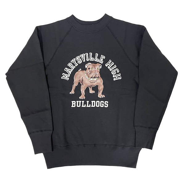 45R HERITAGE ブルマリンプリント ブルドッグ スウェット 楽天市場】【在庫限り】カラフルブルドックプリントMTMスウェット