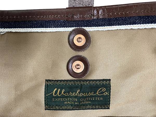 WAREHOUSE（ウエアハウス） デニム トートバッグ Lot 5212 DENIM TOTE