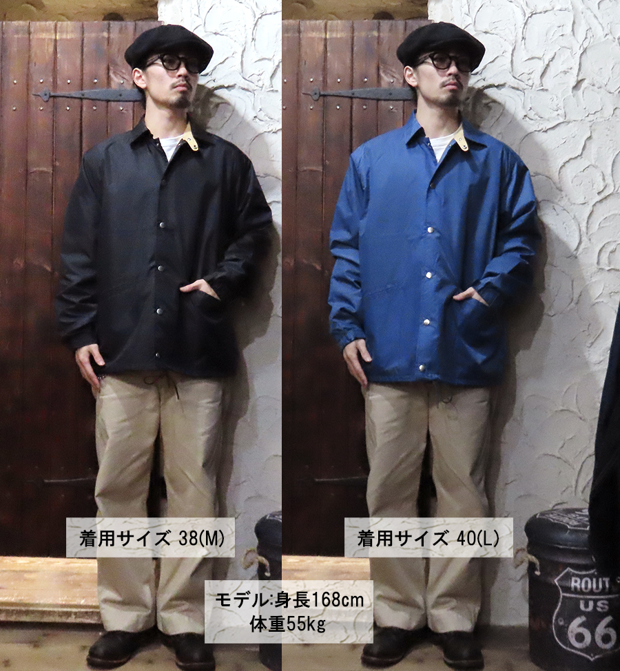 ウエアハウス　コーチジャケット　サイズM WAREHOUSE（ウエアハウス） コーチジャケット 2230 無地 1970's GUIDE