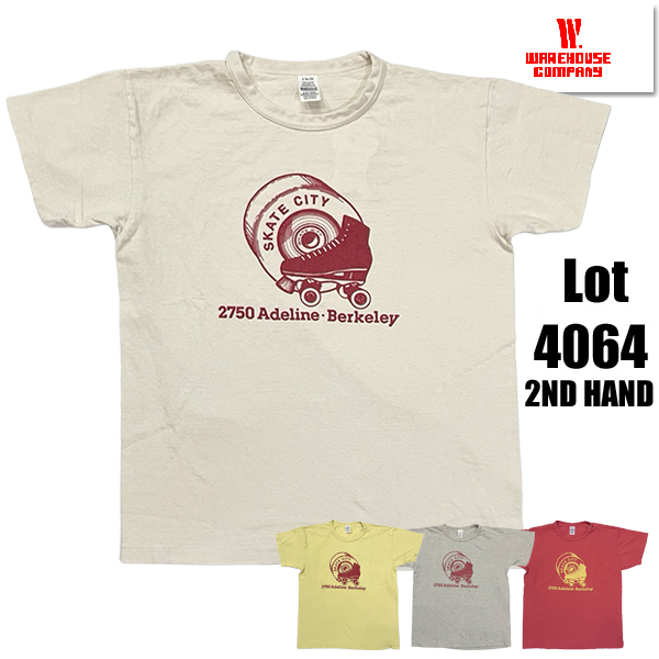 WAREHOUSE（ウエアハウス） WAREHOUSE Tシャツ Lot 4064 SKATE CITY 