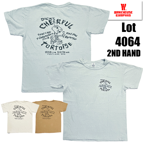 WAREHOUSE（ウエアハウス） WAREHOUSE Tシャツ Lot 4064 TORTOISE