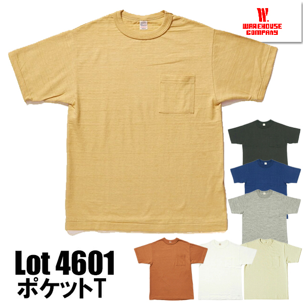 WAREHOUSE（ウエアハウス） WAREHOUSE Tシャツ ポケT Lot 4601