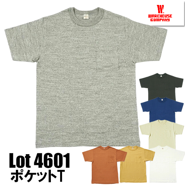 WAREHOUSE（ウエアハウス） WAREHOUSE Tシャツ ポケT Lot 4601