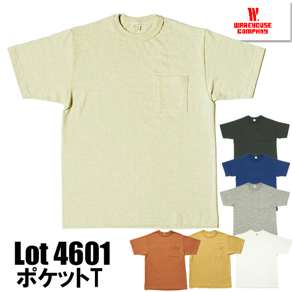 WAREHOUSE（ウエアハウス） WAREHOUSE Tシャツ ポケT Lot 4601