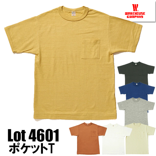 WAREHOUSE（ウエアハウス） WAREHOUSE Tシャツ ポケT Lot 4601