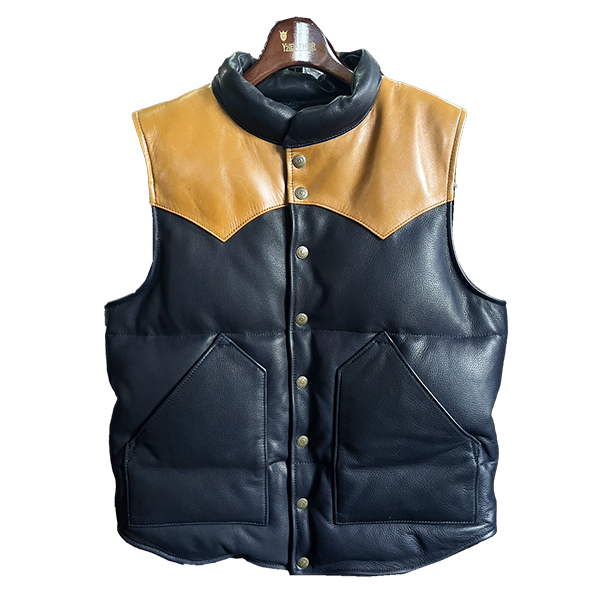 Y'2 LEATHER ワイツーレザー ダウンベスト SV-01 DOWN VEST ステアオイル ホースハイド 中綿 保温 ダウン アメカジ  バイカー メンズ 日本製 : y2sv01 : こだわりのアメカジ通販ラグタイム - 通販 - Yahoo!ショッピング