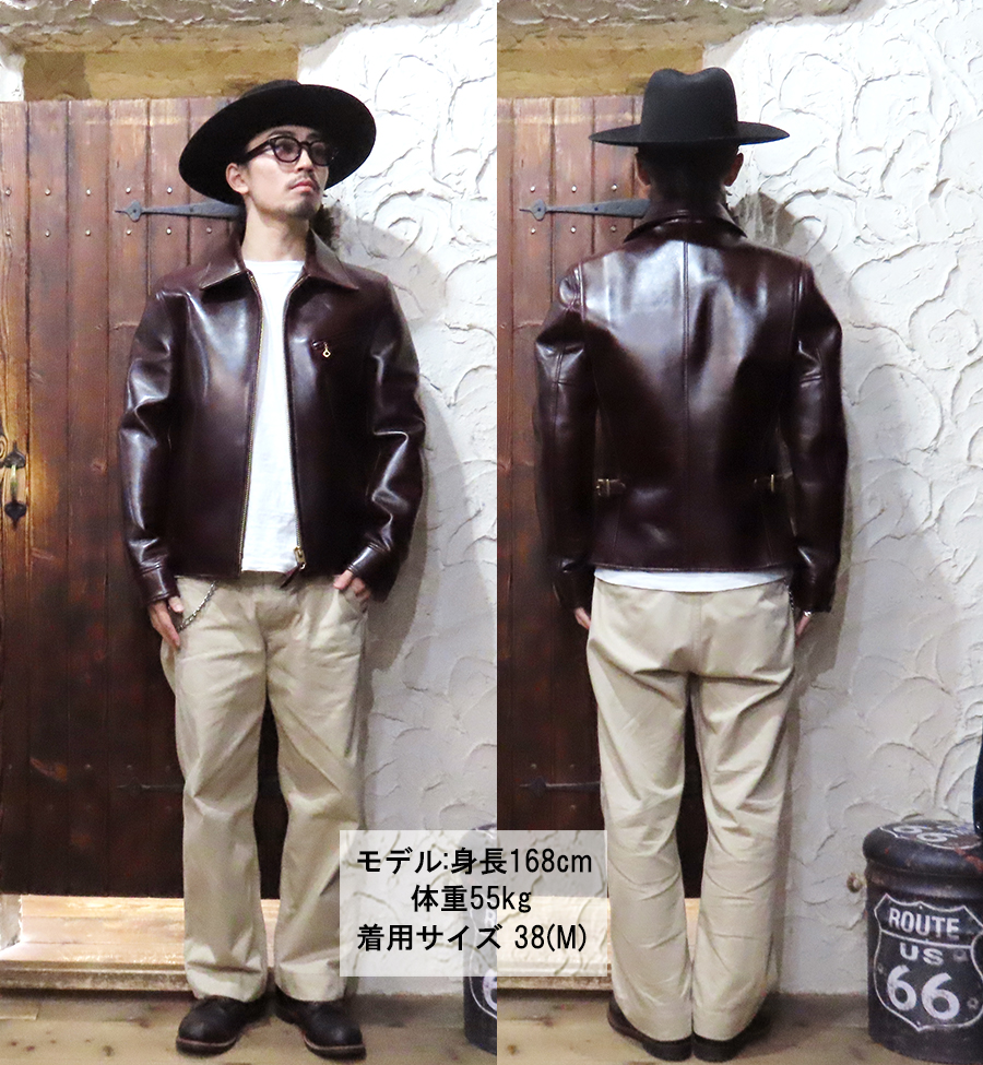 Y'2 LEATHER ワイツーレザー シングルライダース LSR-42 ANILINE STEER