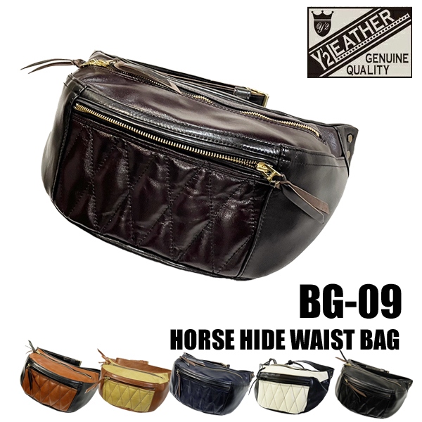Y'2 LEATHER ワイツーレザー ウエストバッグ BG-09 HORSE HIDE