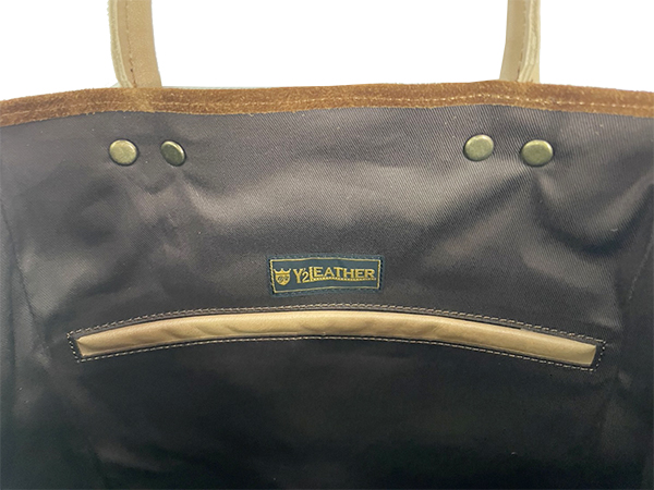 Y'2 LEATHER ワイツーレザー トートバッグ BG-22 STEER ROUGHOUT