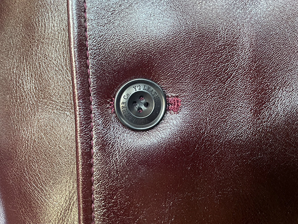 Y'2 LEATHER ワイツーレザー カーコート LSC-76-C CHERRY ANILINE