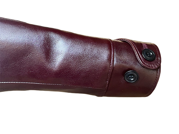 Y'2 LEATHER ワイツーレザー カーコート LSC-76-C CHERRY ANILINE