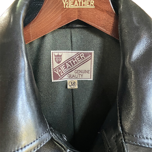 Y'2 LEATHER ワイツーレザー ショップコート LC-98 ANILINE HORSE SHOP