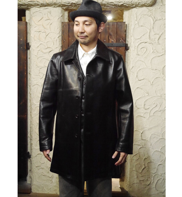 Y'2 LEATHER ワイツーレザー ショップコート LC-98 ANILINE