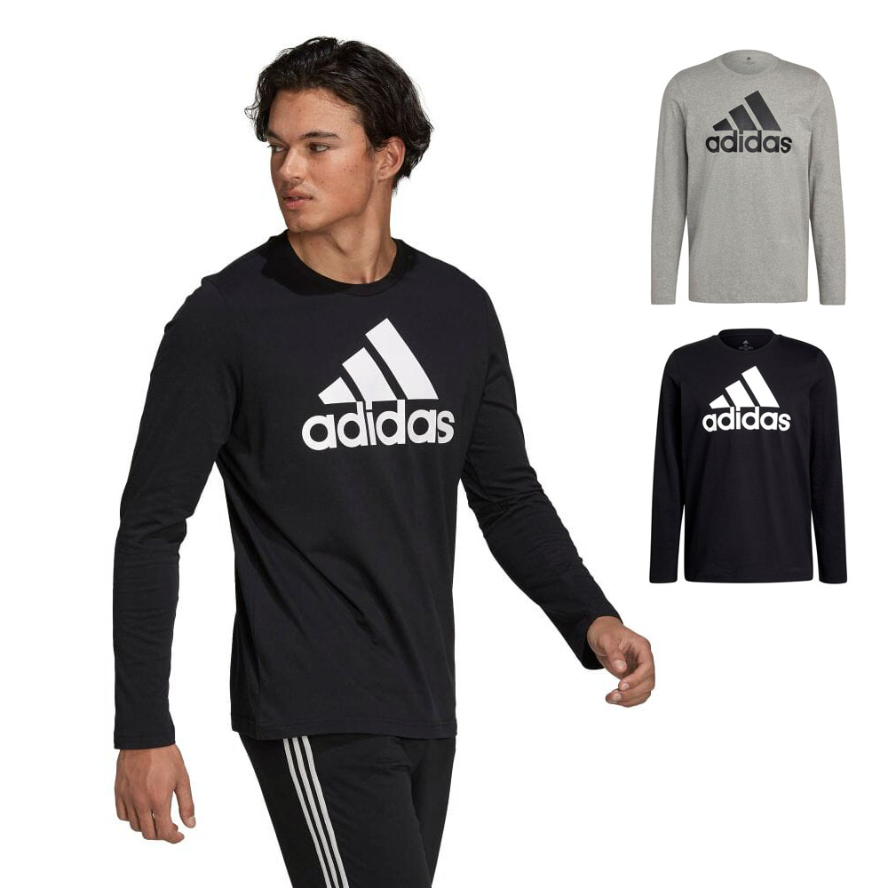 アディダス adidas エッセンシャルズ 長袖Tシャツ メンズ レディース TEE ロンT 長T ロングスリーブ色 GV5274  H14623【サステナブル素材】