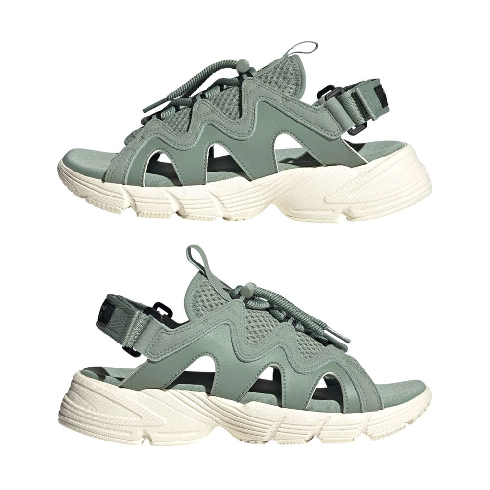 アディダス オリジナルス adidas ORIGINALS サンダル アディダス アスター サンダル レディース シューズ オフホワイト グリーン  ADIDAS ASTIR SANDALS H06412